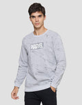 Marvel Logo Print Casual Men's Sweater