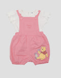 Disney Girls Pooh Happy Days Overall Anak Perempuan