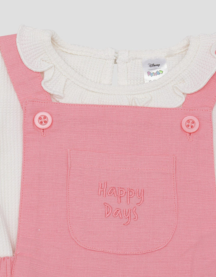 Disney Girls Pooh Happy Days Overall Anak Perempuan