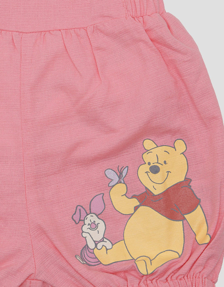 Disney Girls Pooh Happy Days Overall Anak Perempuan