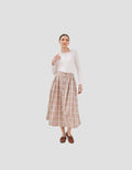 Graphis Rok Kancing Depan Lipit Wanita