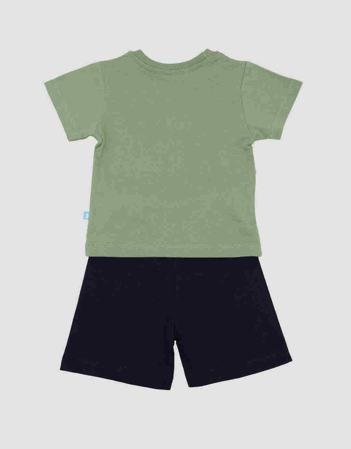 Pipiniko Jersey Big Dinosaur Pakaian Setelan Bayi