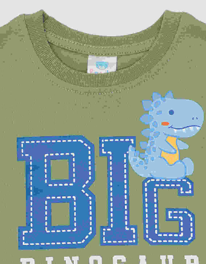 Pipiniko Jersey Big Dinosaur Pakaian Setelan Bayi