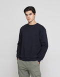 ZES Sweatshirt Basic Pria Reguler Fit KISW01
