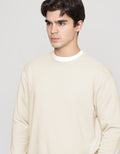 ZES Sweatshirt Basic Pria Reguler Fit KISW01