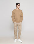 ZES Sweatshirt Basic Pria Reguler Fit KISW01