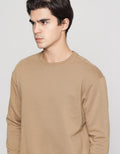 ZES Sweatshirt Basic Pria Reguler Fit KISW01