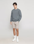 ZES Sweatshirt Basic Pria Reguler Fit KISW01