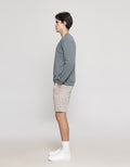 ZES Sweatshirt Basic Pria Reguler Fit KISW01