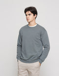 ZES Sweatshirt Basic Pria Reguler Fit KISW01