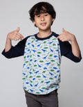 3/4 RAGLAN DINO