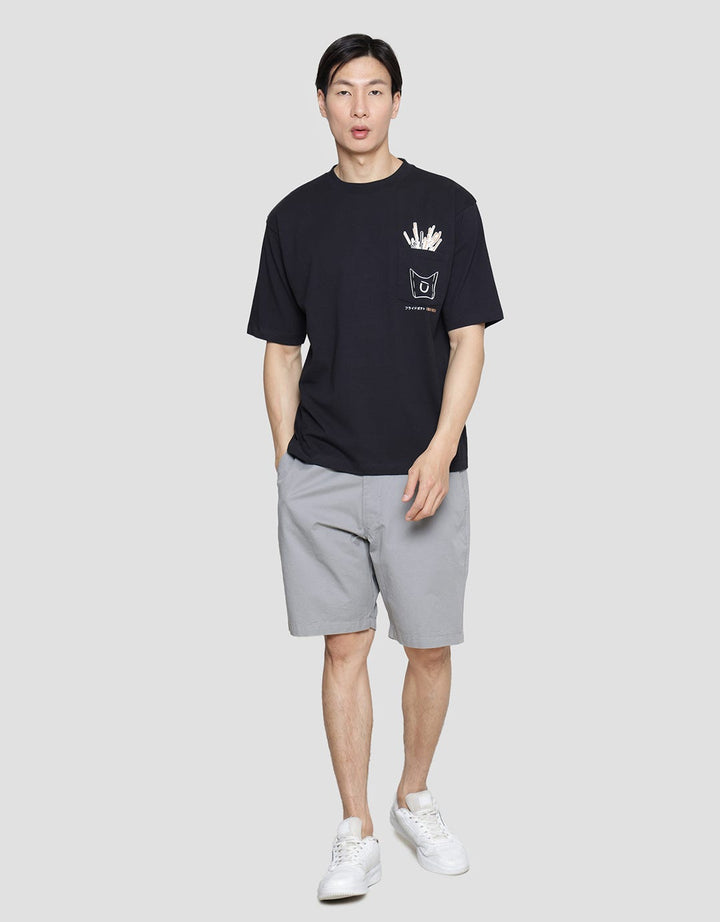Suko Graphic Pocket Men's Oversized T-Shirt