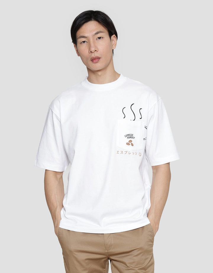 Suko Graphic Pocket Men's Oversized T-Shirt