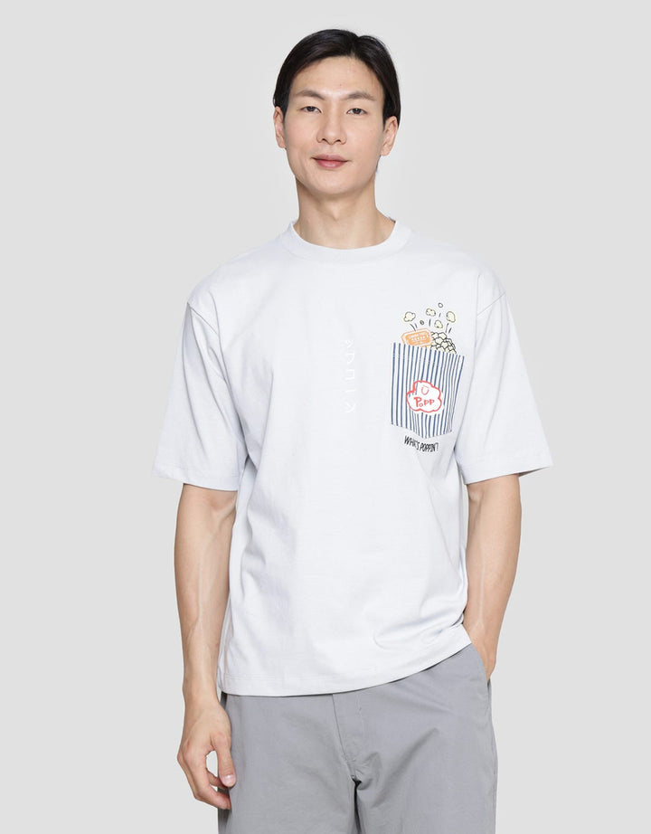 Suko Graphic Pocket Men's Oversized T-Shirt