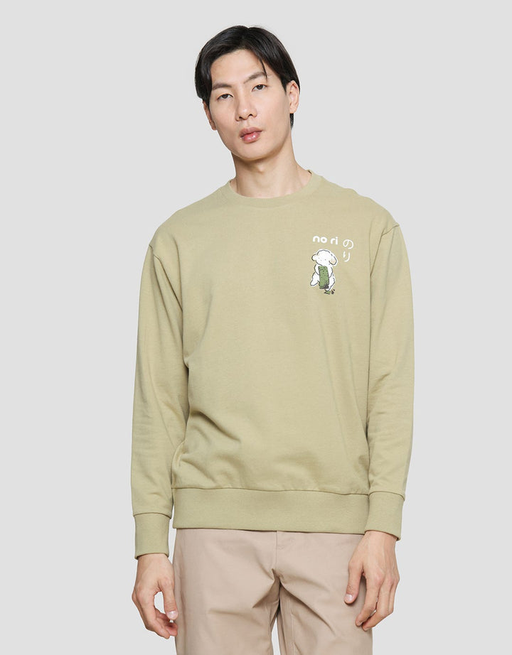 Suko Nori Graphic Sweater Lengan Panjang Pria
