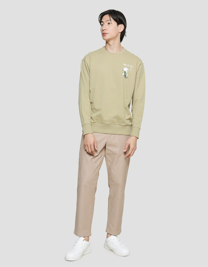 Suko Nori Graphic Sweater Lengan Panjang Pria