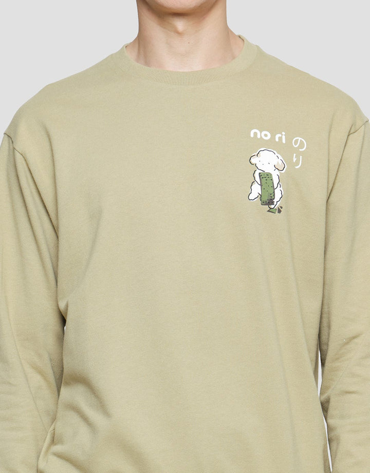 Suko Nori Graphic Sweater Lengan Panjang Pria