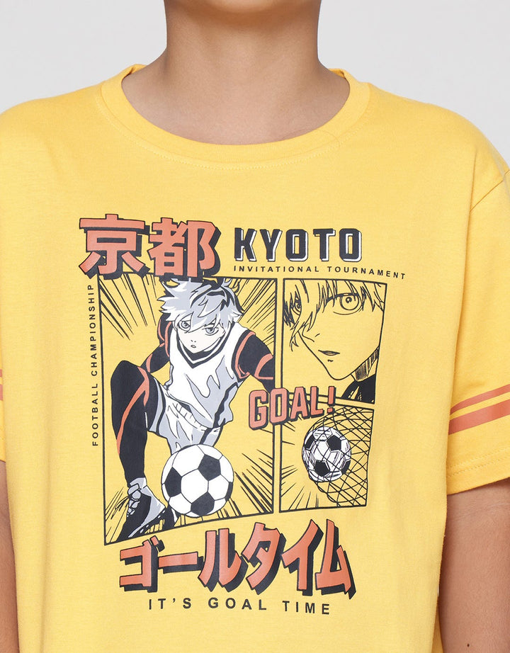 Aero Kyoto Animal Goal Kaos Anak Laki-Laki