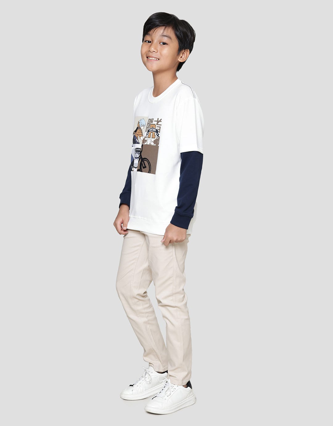 Aero Double Sleeve Sweatshirt Anak Laki-Laki