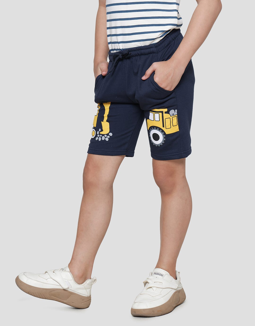 Little M Terry Truck Celana Pendek Anak Laki-Laki