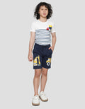Little M Terry Truck Boys Shorts