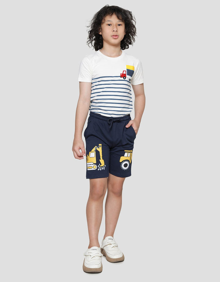 Little M Terry Truck Celana Pendek Anak Laki-Laki