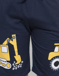 Little M Terry Truck Boys Shorts