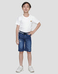 Little M Truck Embro Celana Denim Pendek Anak laki-laki