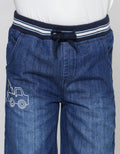 Little M Truck Embro Celana Denim Pendek Anak laki-laki