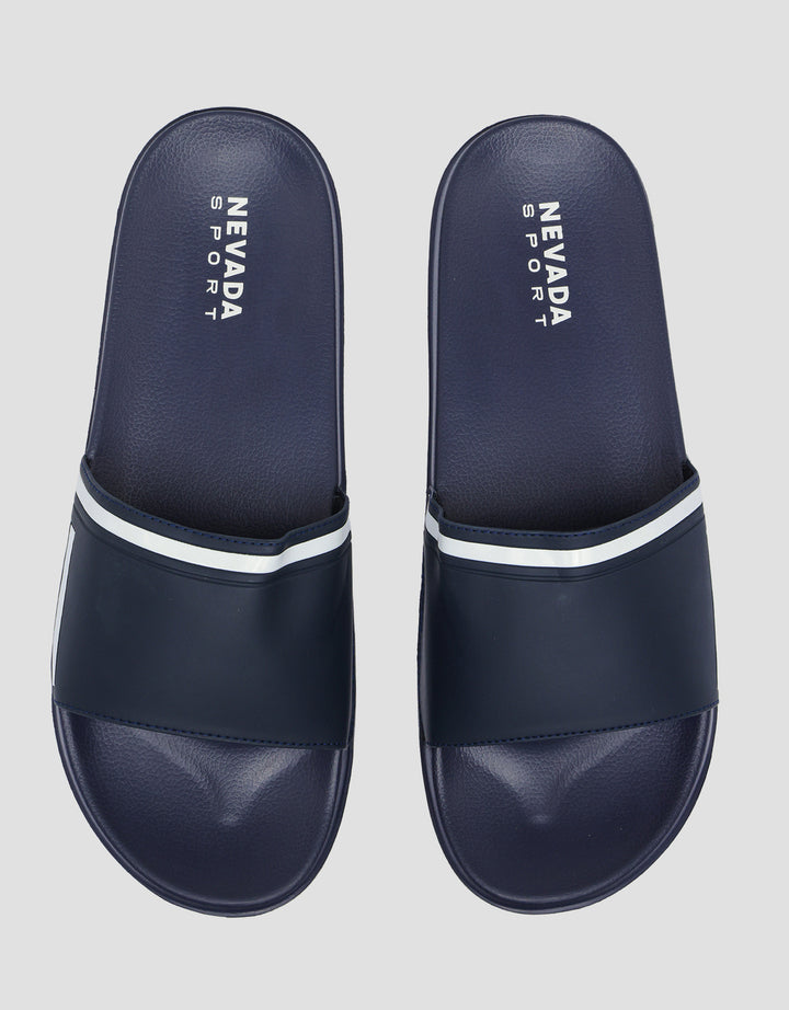 Nevada Sport Contrast Stripe Slipper Sandal Pria