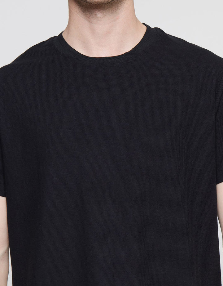 Cole Waffle Mini Kaos Casual Pria