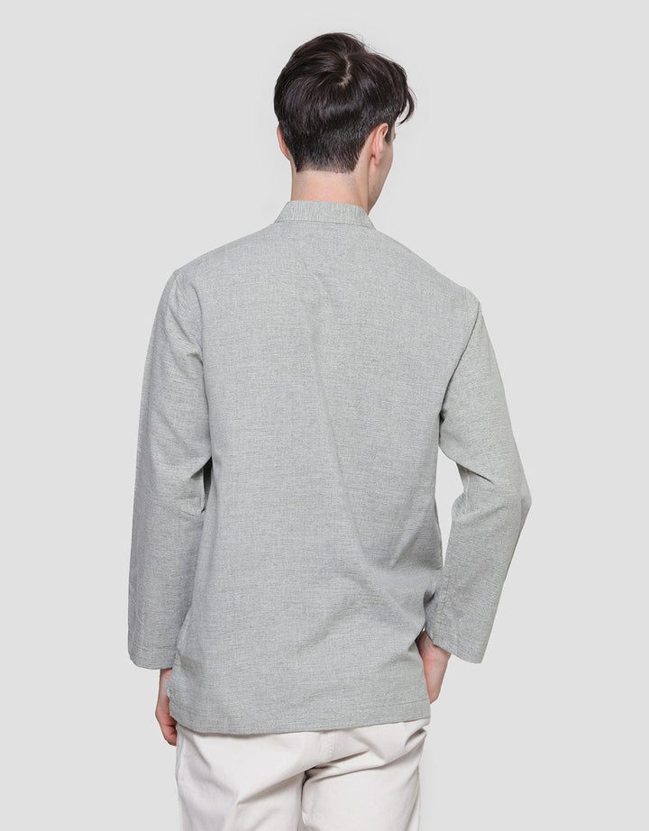 Intresse Tossed Salad Long Koko Shirt for Men