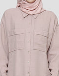 Annisa Double Pocket Women's Long Sleeve Shirt