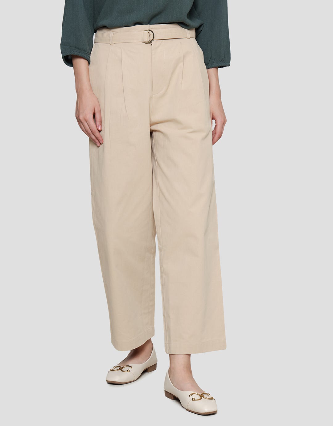 Connexion Belt Loose Women's Long Pants