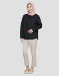 Annisa Eyelet Front Kemeja OVZ Wanita