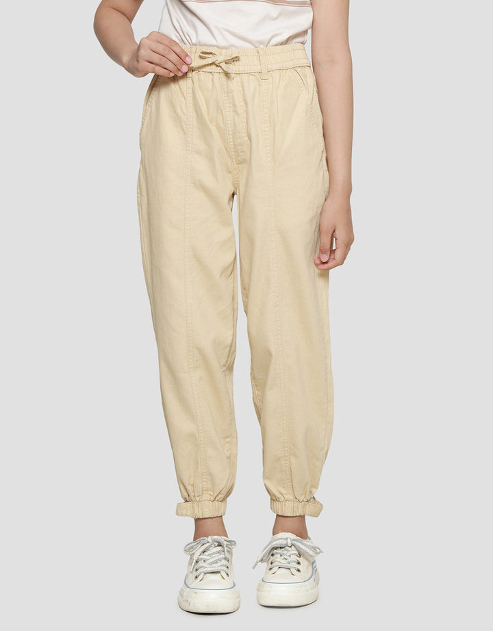 Nevada Woven Stretch Jogger Trousers for Girls