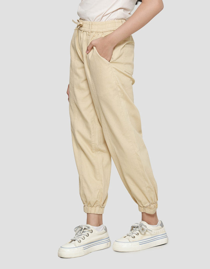 Nevada Woven Stretch Jogger Trousers for Girls