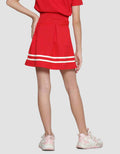 Little M Midi Varsity Bear Rok Anak Perempuan