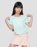 Little M Rib Fullprint 1 Girls T-Shirt