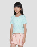 Little M Rib Fullprint 1 Girls T-Shirt