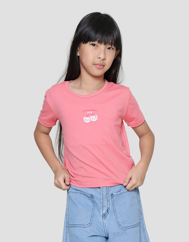 Little M Sleeve Ripped 1 Kaos Anak Perempuan