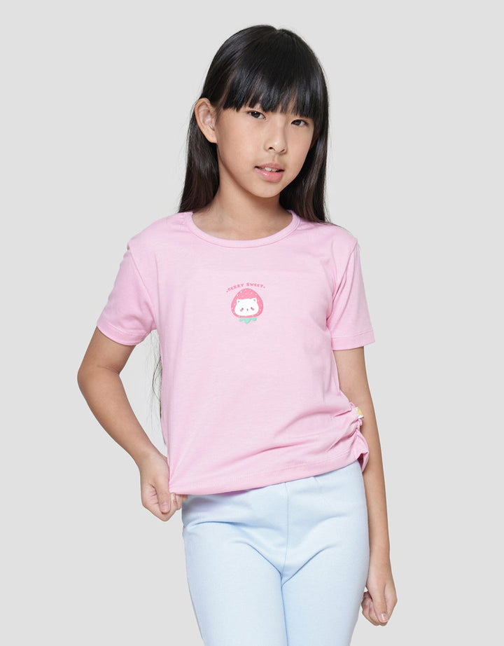 Little M Sleeve Ripped Kaos Anak Perempuan