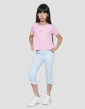 Little M Sleeve Ripped Girls T-Shirt