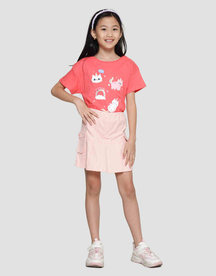 Little M Cargo Mini Skort Anak Perempuan
