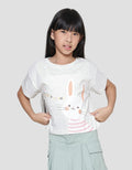 Little M Lovely Bunny Rabbit 2 Kaos Anak Perempuan