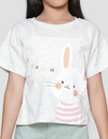 Little M Lovely Bunny Rabbit 2 Kaos Anak Perempuan