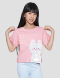 Little M Happy Cat 2 Kaos Anak Perempuan
