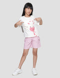Little M Cute Girrafe 2 Kaos Anak Perempuan