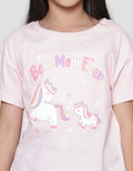 Little M Unicorn Best Mom Ever Girls T-Shirt