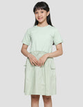 Aero Basic Komb Woven 1 Midi Dress for Girls